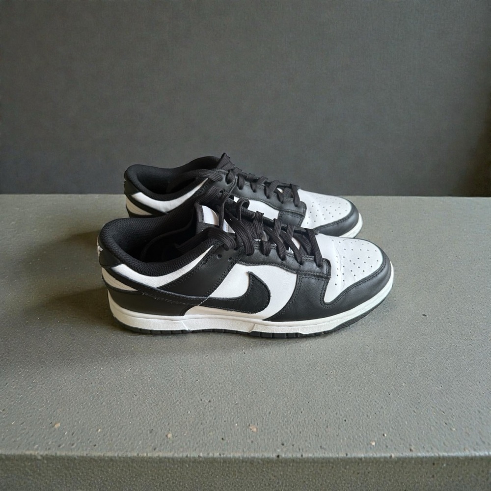 Nike low dunk sneakers black with white - Picture 6 of 9